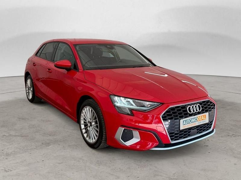 Usata Audi A3 Advanced 150 CV (110 kW) 2020 Rosso Berlina
