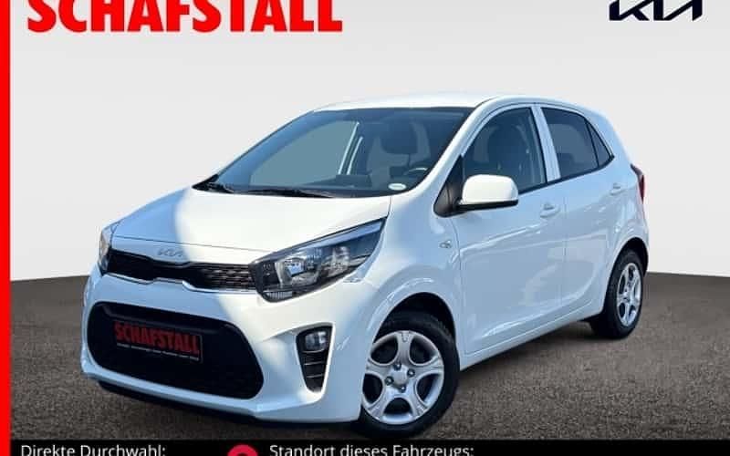 Weiss ((ud) schneeweiss) Gebraucht 2024 Kia Picanto Vision Kleinwagen | 15.479 € (Fairer Preis) - Bild 1/3