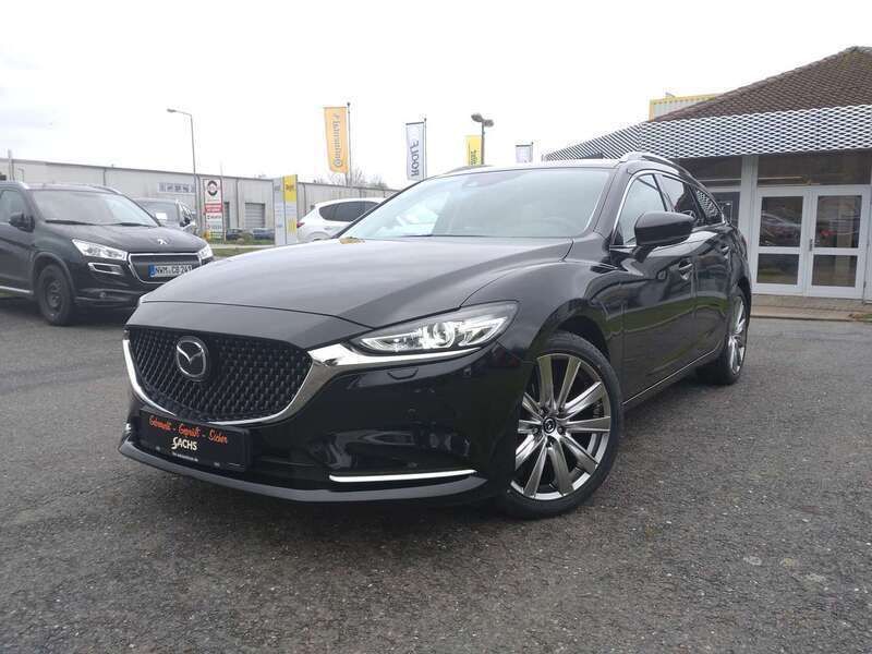 Jet black Gebraucht 2023 Mazda 6 Exclusive-Line Kombi | 29.980 € (Fairer Preis) - Bild 1/4