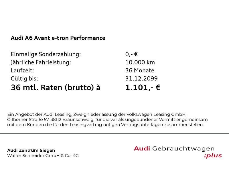 Neu Audi A6 e-tron Performance 269 kW (367 PS) 2026 Beige Kombi