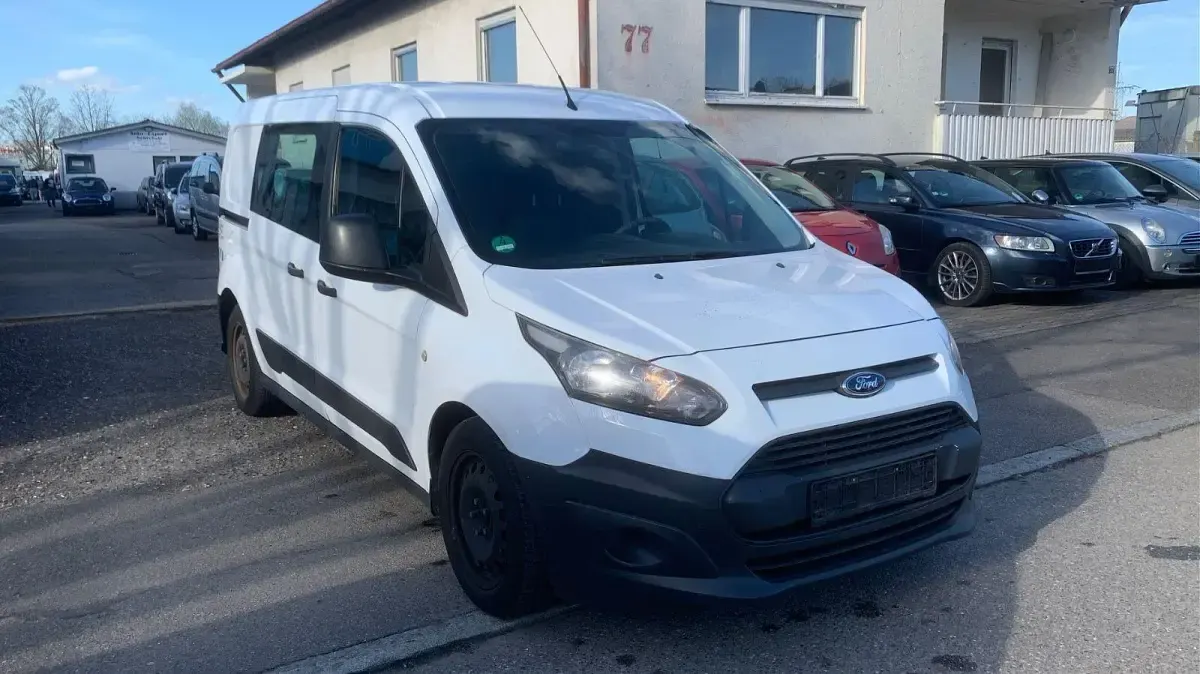 Gebraucht Ford Transit Connect 75 PS (55 kW) 2014 Weiß Van / Kleinbus