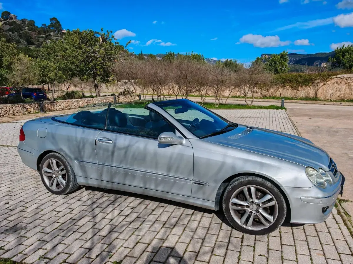 Gebraucht Mercedes CLK200 Avantgarde 163 PS (119 kW) 2007 Silber Cabrio
