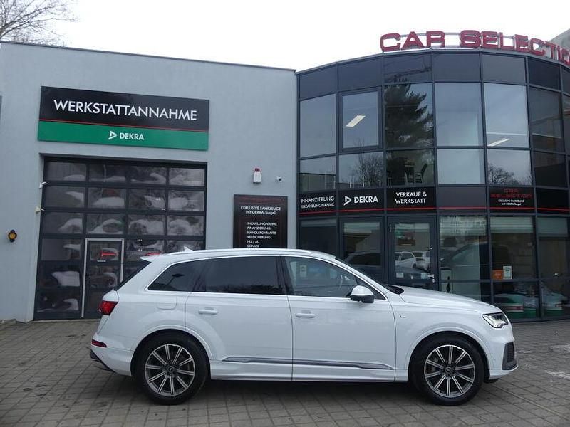 Gebraucht Audi Q7 Design 286 PS (210 kW) 2023 Gletscherweiß metallic (metallic) SUV