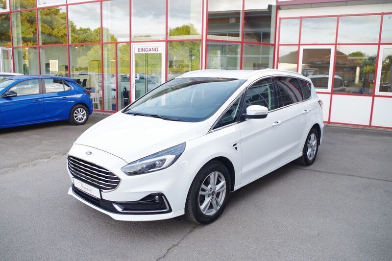 Frost weiß Gebraucht 2021 Ford S-MAX Titanium Van / Kleinbus | 24.990 € (Guter Preis) - Bild 1/4