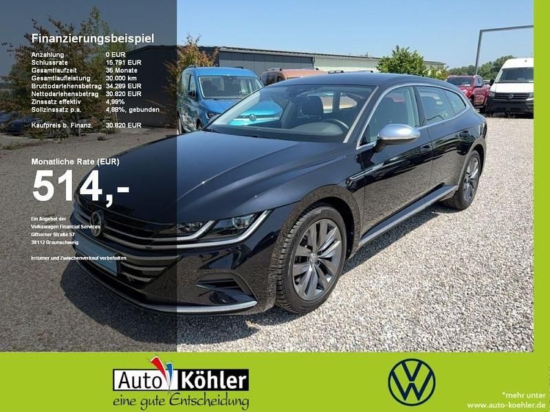 Deep black perleffekt Gebraucht 2021 VW Arteon Elegance Kombi | 30.820 € - Bild 1/3