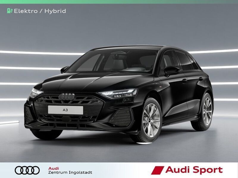 Mythosschwarz Neu 2025 Audi A3 Sportback e-tron S-Line Limousine | 43.850 € (Superpreis) - Bild 1/3