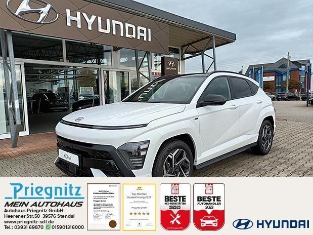 Weiß Gebraucht 2024 Hyundai Kona N Line SUV | 39.890 € - Bild 1/4