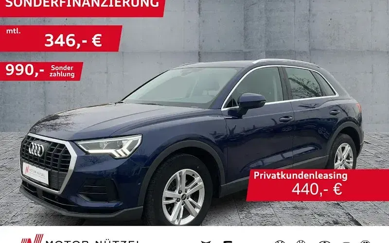 Używany Audi Q3 Advanced 150 KM (110 kW) 2022 Niebieski SUV