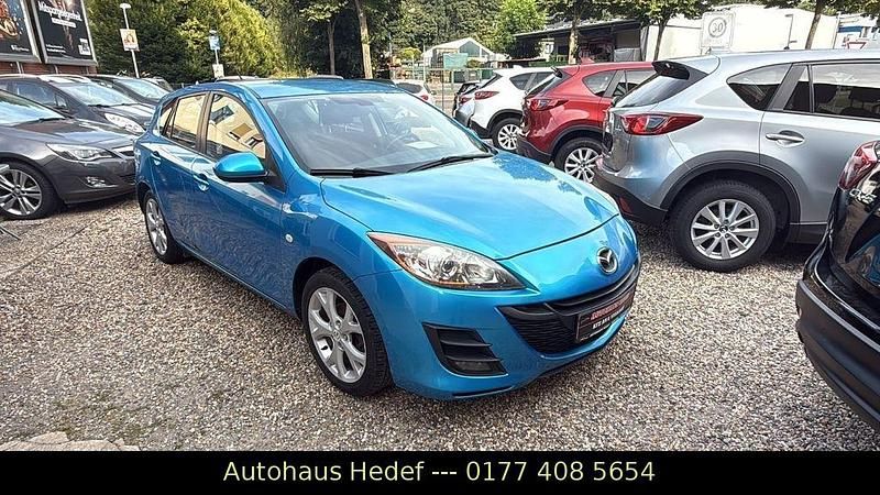 Blau Gebraucht 2009 Mazda 3 Exclusive-Line Limousine | 4.990 € (Etwas zu teuer) - Bild 1/4