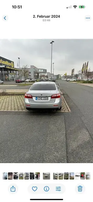 Używany Renault Latitude 140 KM (102 kW) 2011 Srebrny Sedan/Limuzyna