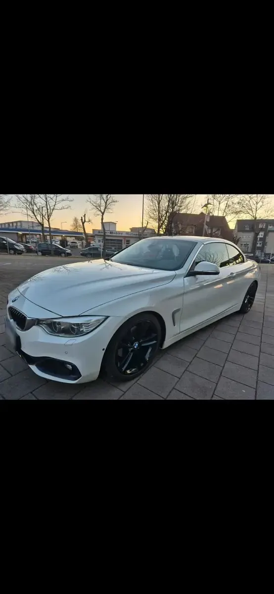 Gebraucht BMW 420 Cabriolet Sport Line 190 PS (139 kW) 2014 Weiß Cabrio