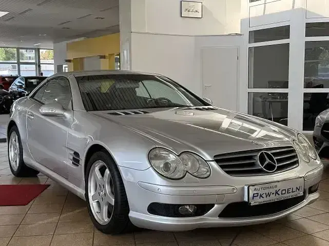 Gebraucht Mercedes SL500 AMG line 306 PS (225 kW) 2002 Silber Cabrio