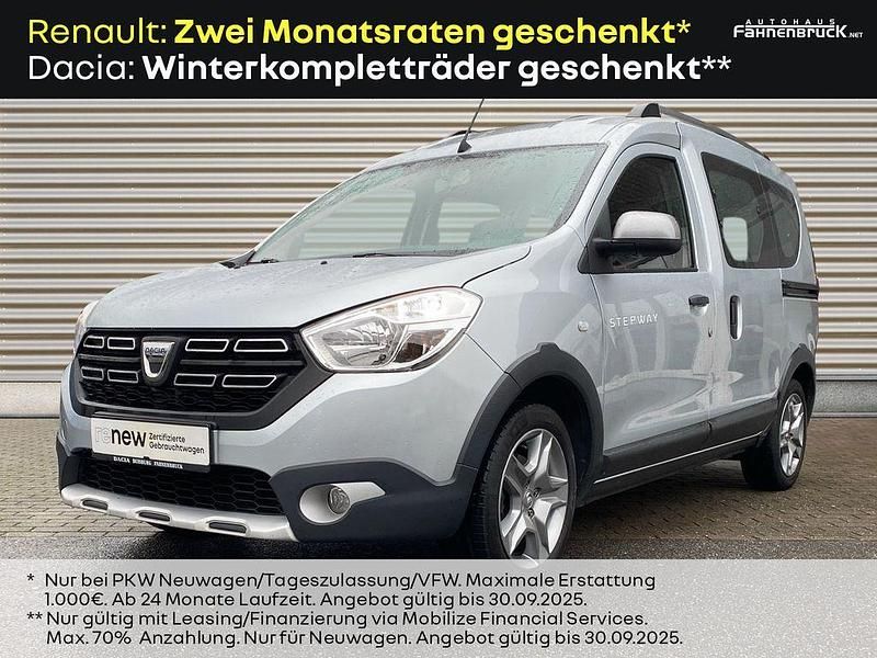 Grau (highlandgrau (grau) (grau)) Gebraucht 2020 Dacia Dokker Stepway Van | 12.990 € (Guter Preis) - Bild 1/4