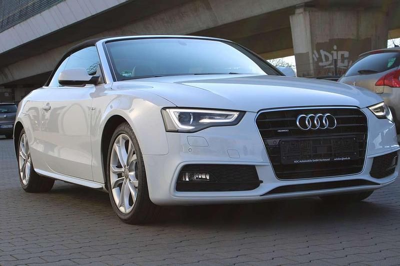 Gebraucht Audi A5 Cabriolet S-Line 218 PS (160 kW) 2016 Gletscherweiß metallic Cabrio