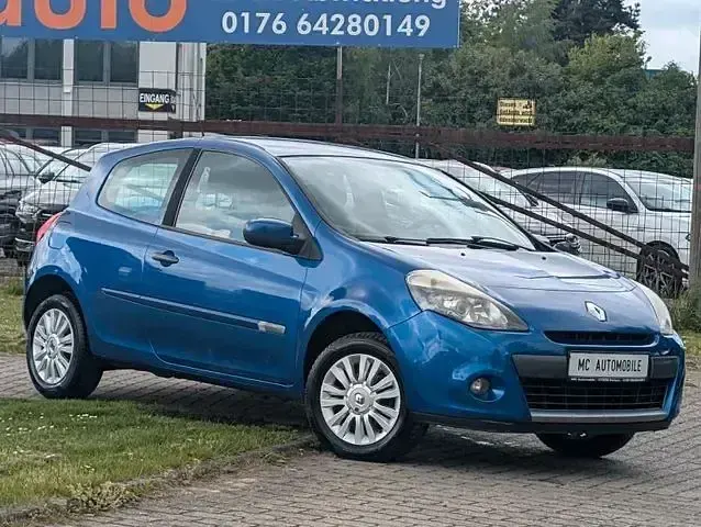 Gebraucht Renault Clio III Dynamique 79 PS (58 kW) 2009 Blau Kleinwagen