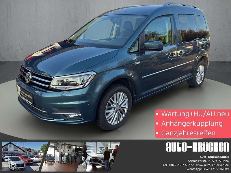 Bambusgarden green metallic Gebraucht 2016 VW Caddy Highline Van / Kleinbus | 19.690 € (Fairer Preis) - Bild 1/4