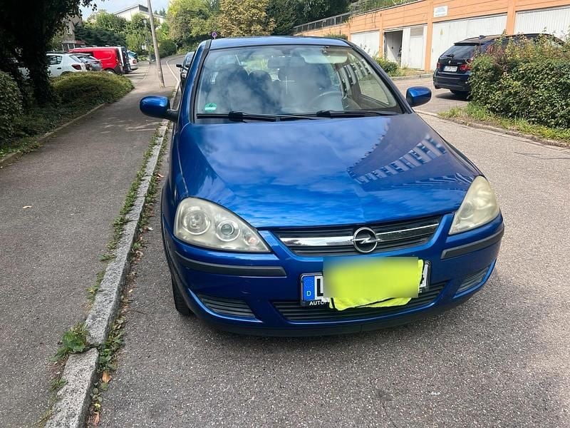 Blau Gebraucht 2004 Opel Corsa Kleinwagen | 1.100 € (Guter Preis) - Bild 1/4