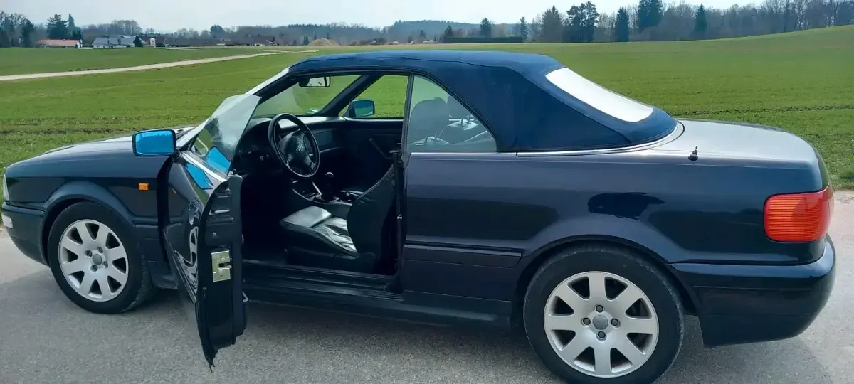 Occasion Audi 80 125 ch (91 kW) 1999 Bleue Cabriolet