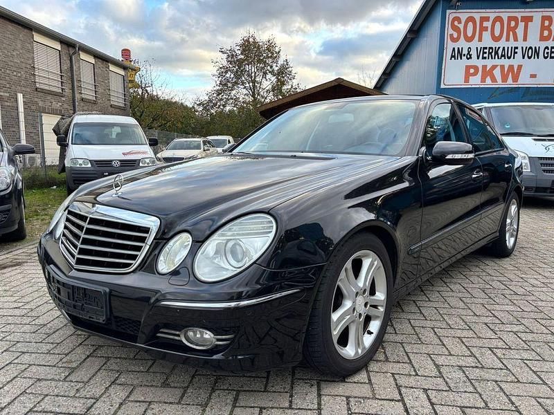 Schwarz Gebraucht 2008 Mercedes E200 Avantgarde Limousine | 4.999 € (Guter Preis) - Bild 1/4