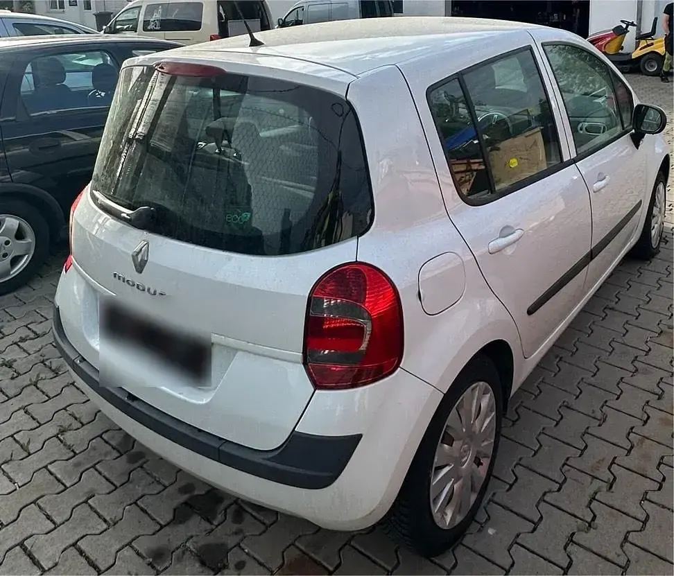 Gebraucht Renault Modus 101 PS (74 kW) 2010 Weiß Van / Kleinbus