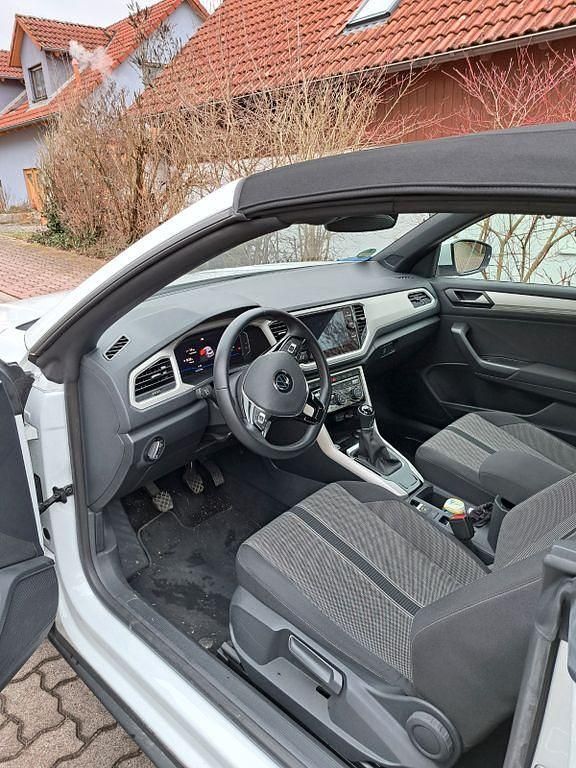 Gebraucht VW T-Roc Cabriolet Style 150 PS (110 kW) 2021 Weiß Cabrio