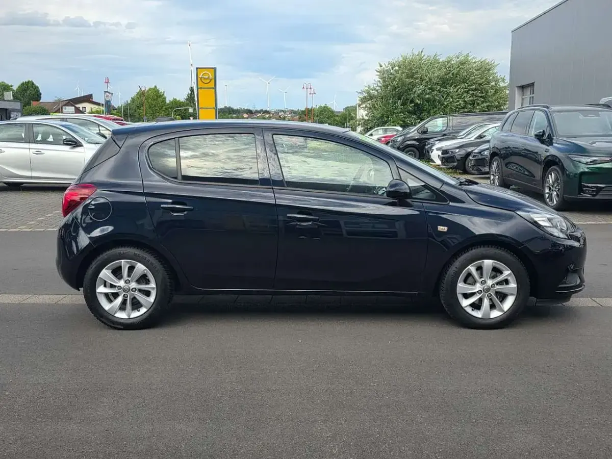 Gebraucht Opel Corsa 90 PS (66 kW) 2018 Tiefsee blau Kleinwagen