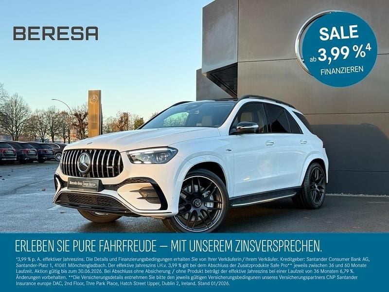 Weiß Gebraucht 2024 Mercedes GLE53 AMG AMG SUV | 86.990 € (Superpreis) - Bild 1/4