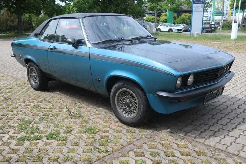 Blau Gebraucht 1972 Opel Manta Coupé | 8.500 € - Bild 1/4