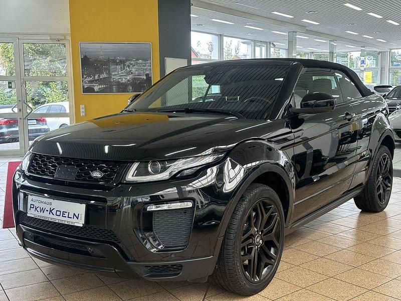 Schwarz Gebraucht 2018 Land Rover Range Rover evoque Dynamic Cabrio | 33.999 € (Teuer) - Bild 1/4