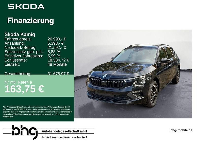 Neu Skoda Kamiq Tour 116 PS (85 kW) 2025 Schwarz SUV