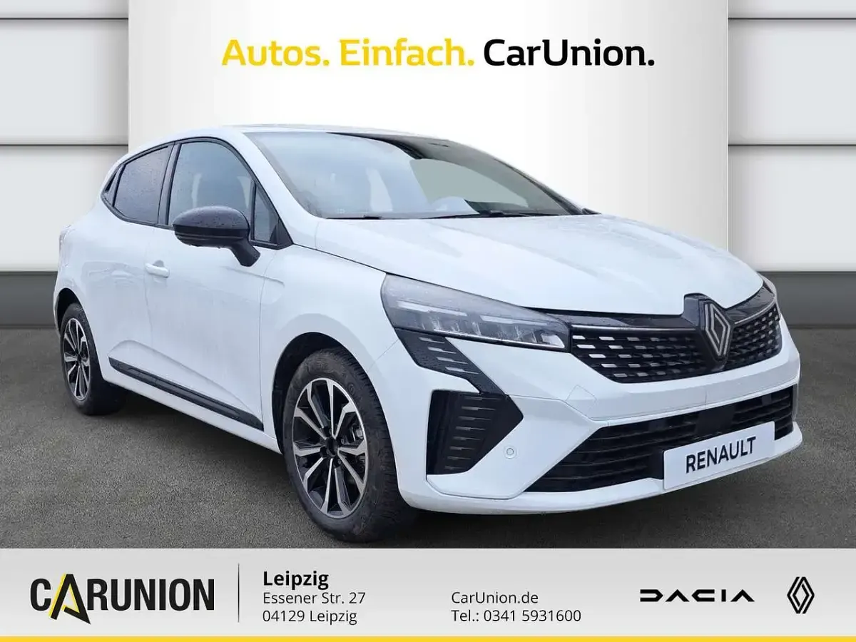 Neu Renault Clio V Techno 91 PS (66 kW) 2025 Arktisweiß Limousine