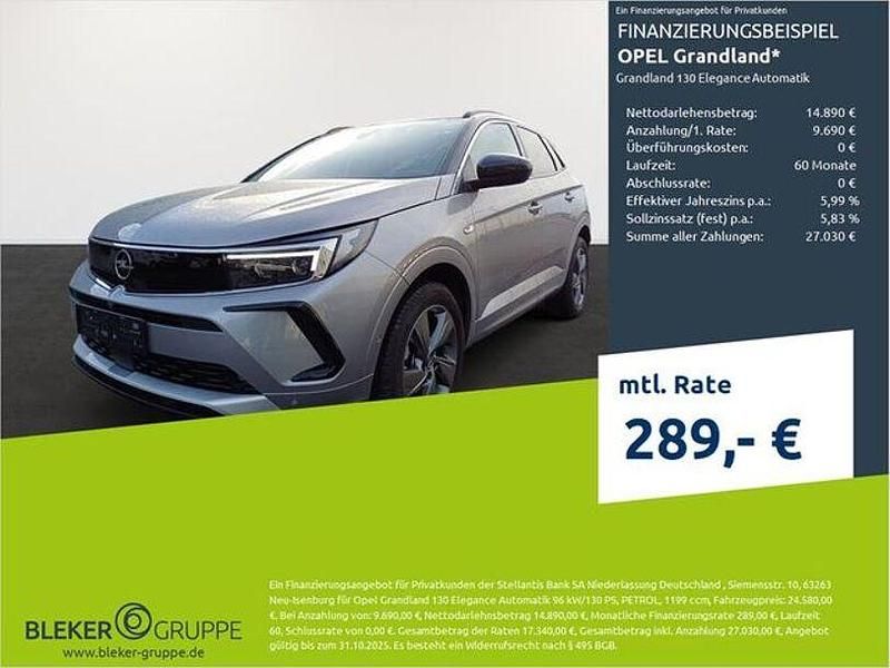 Quarz silber (m2) Gebraucht 2023 Opel Grandland X Elegance SUV | 22.580 € (Guter Preis) - Bild 1/3