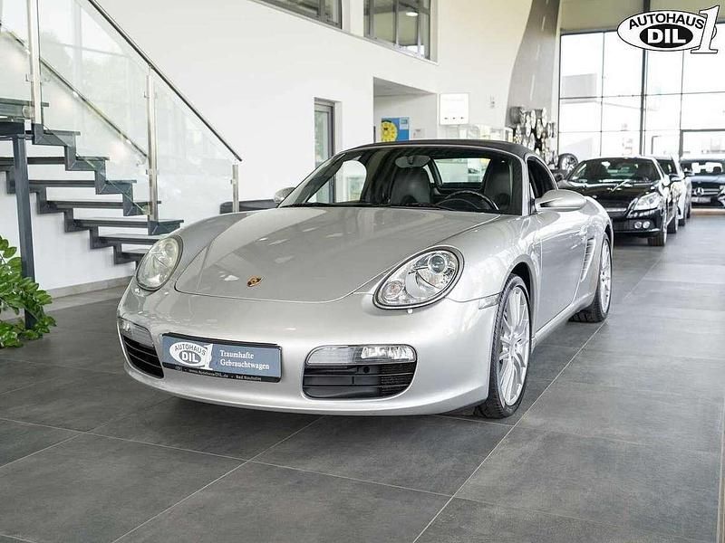 Gebraucht Porsche Boxster 245 PS (180 kW) 2008 Arktissilbermetallic Cabrio