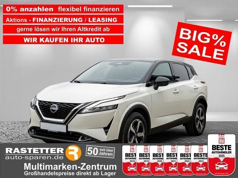Pearl white/black zweifarblackierung Gebraucht 2024 Nissan Qashqai 360º SUV | 25.970 € (Guter Preis) - Bild 1/4