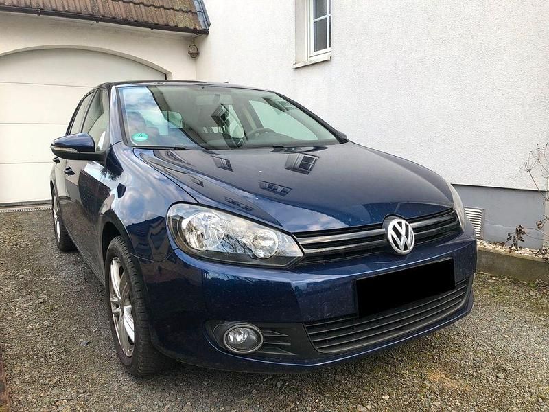 Gebraucht VW Golf VI Trendline 80 PS (58 kW) 2009 Blau Kleinwagen