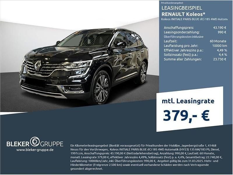 Onyxschwarz Neu 2024 Renault Koleos Initiale Paris SUV | 35.990 € (Superpreis) - Bild 1/3