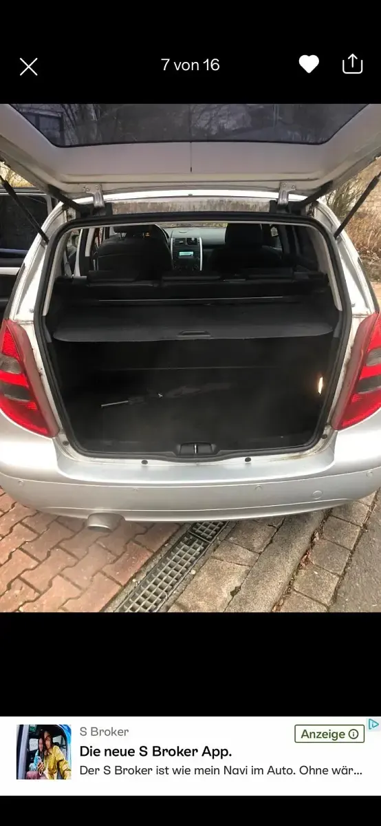 Gebraucht Mercedes A170 116 PS (85 kW) 2008 Silber Kleinwagen