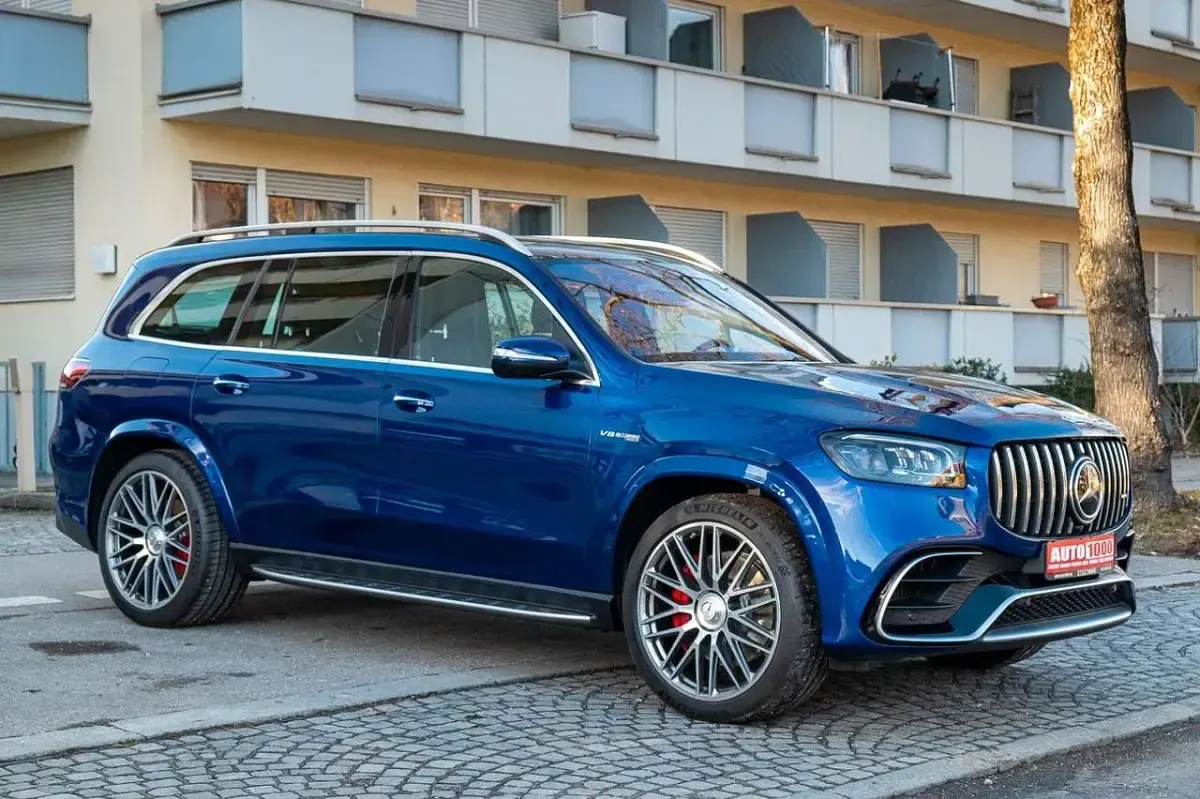 Gebraucht Mercedes GLS63 AMG AMG 612 PS (450 kW) 2021 Blau SUV