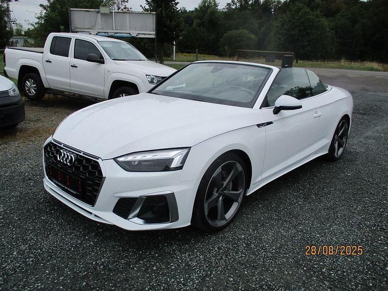 Weiß Gebraucht 2022 Audi A5 Cabriolet S-Line Cabrio | 36.980 € (Superpreis) - Bild 1/4