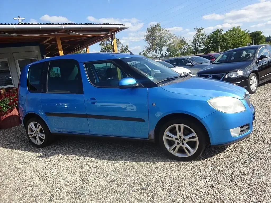 Gebraucht Skoda Roomster Comfort 80 PS (58 kW) 2007 Blau Van / Kleinbus