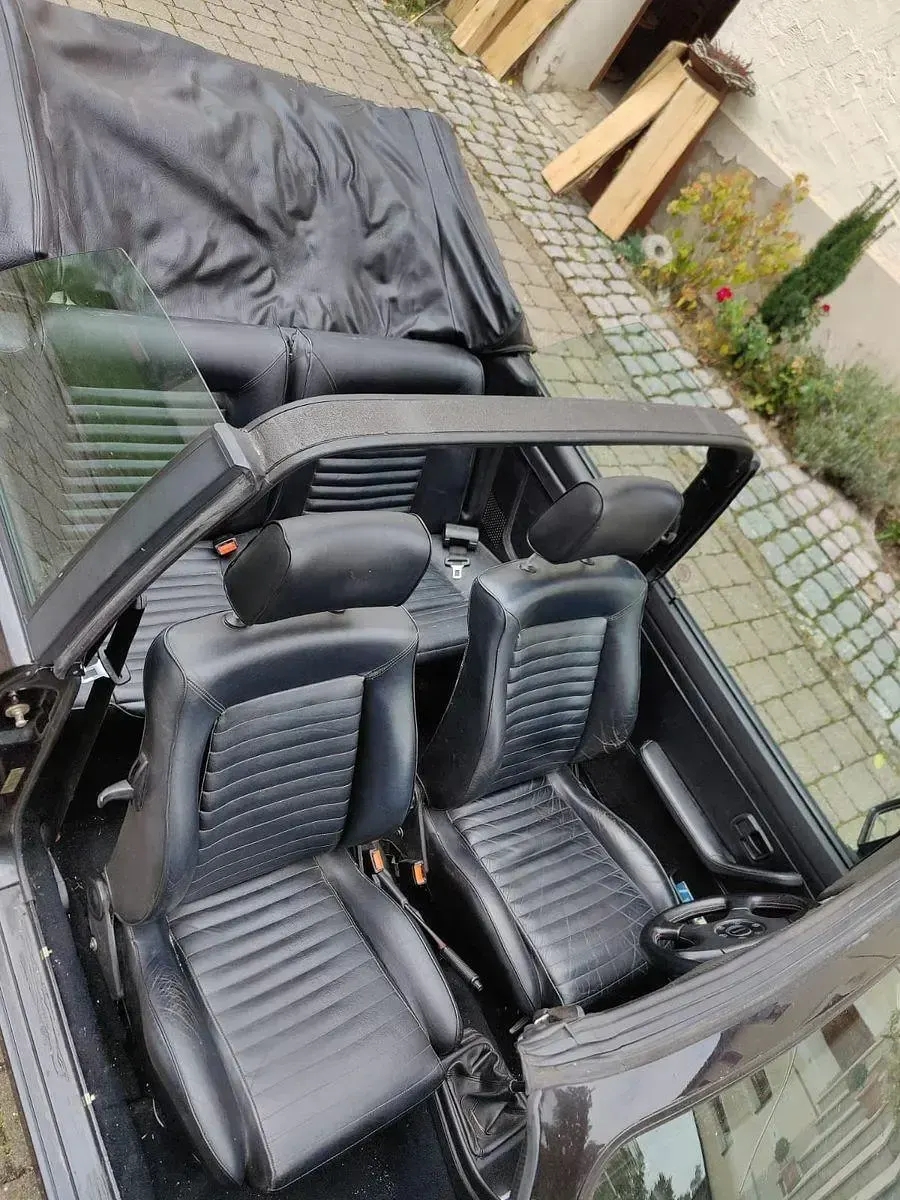 Gebraucht VW Golf Cabriolet 98 PS (72 kW) 1990 Schwarz Cabrio