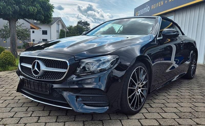 Obsidianschwarz Gebraucht 2018 Mercedes E300 Cabrio | 35.900 € (Fairer Preis) - Bild 1/4