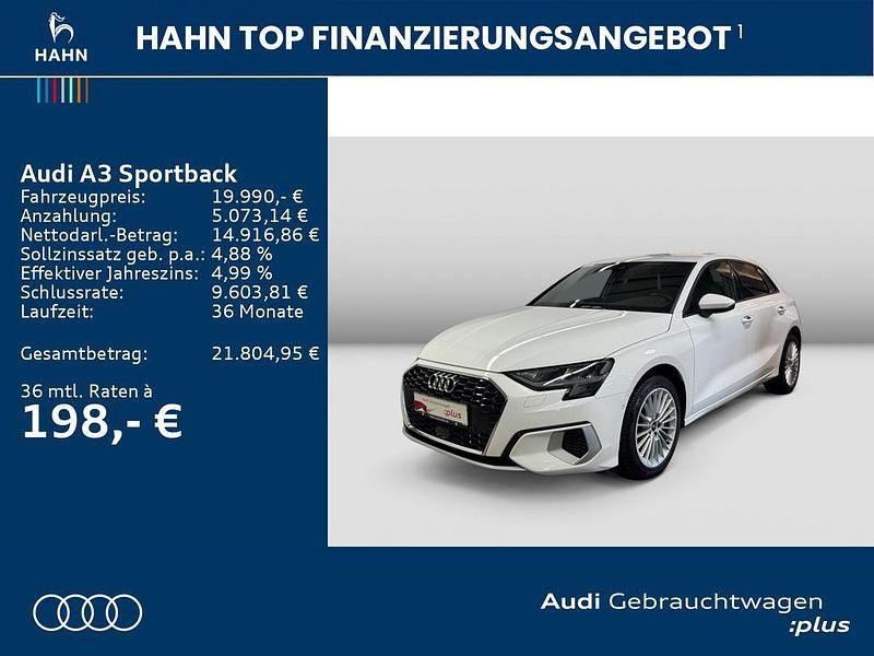Ibisweiß Gebraucht 2023 Audi A3 Advanced Limousine | 19.990 € (Guter Preis) - Bild 1/1