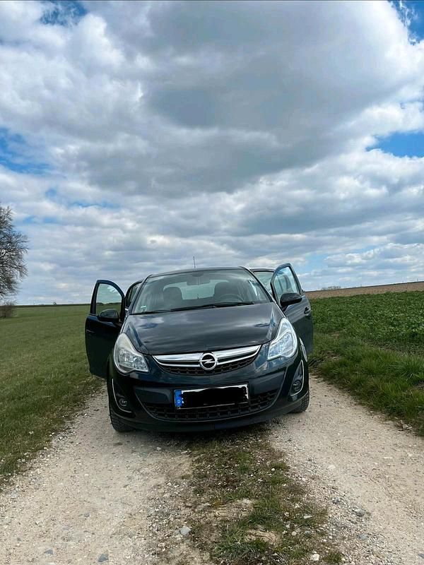 Gebraucht Opel Corsa 85 PS (62 kW) 2012 Schwarz Kleinwagen