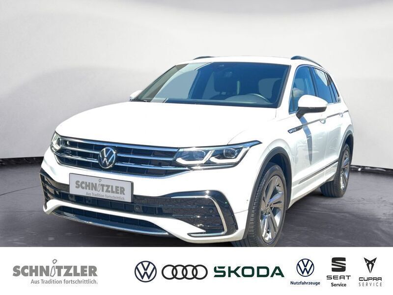 Weiß Gebraucht 2022 VW Tiguan R-line SUV | 35.450 € (Guter Preis) - Bild 1/4