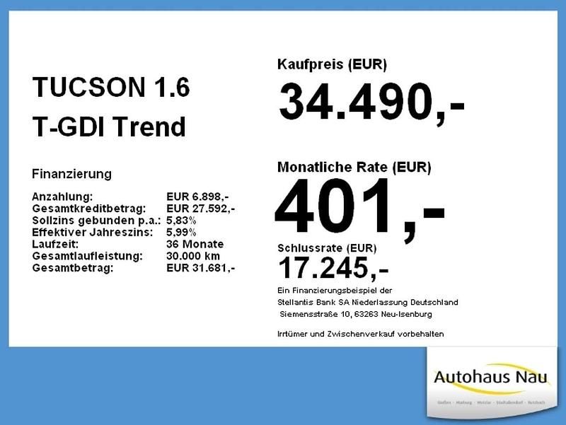 Gebraucht Hyundai Tucson Trend 160 PS (117 kW) 2025 Abyss black / met SUV