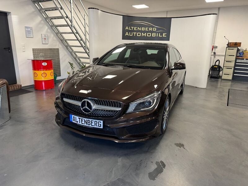 Braun Gebraucht 2015 Mercedes CLA200 Shooting Brake AMG Kombi | 14.990 € (Guter Preis) - Bild 1/4