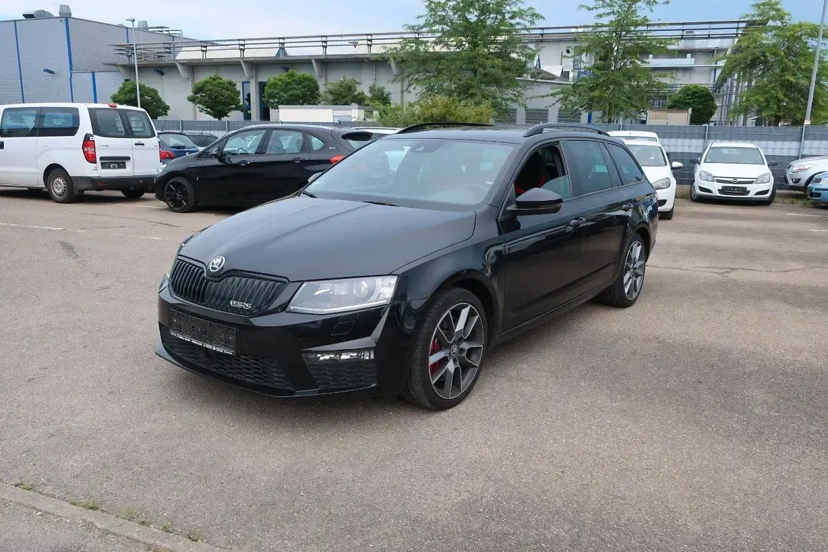 Gebraucht Skoda Octavia RS 184 PS (135 kW) 2014 Schwarz Kombi