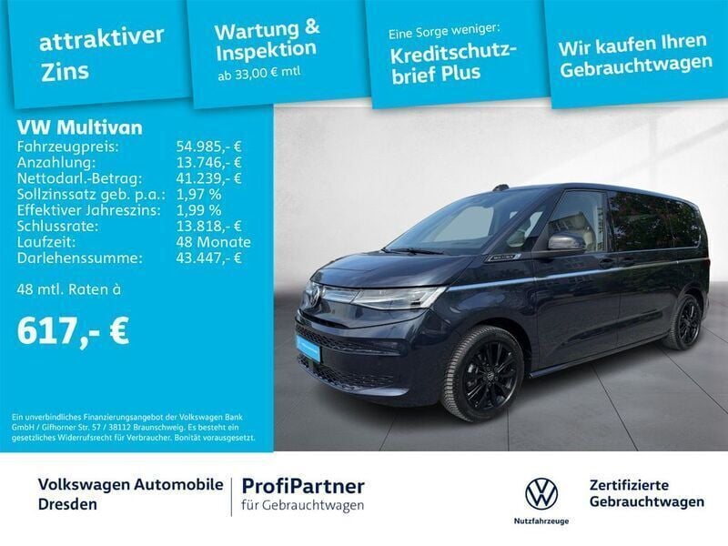 Gebraucht VW T7 Style 150 PS (110 kW) 2024 Starlight blue metallic Van