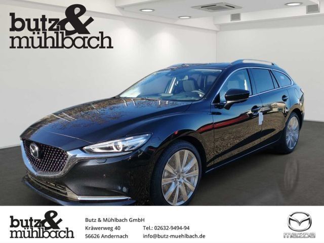 Jet black Neu 2024 Mazda 6 Exclusive-Line Kombi | 34.990 € (Guter Preis) - Bild 1/4